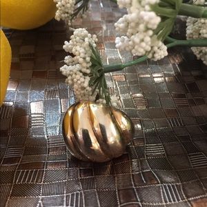 Bold Gold Toned Scalloped Statement Ring